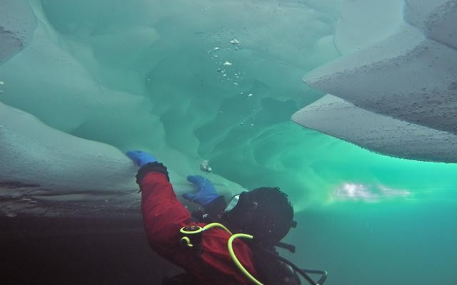 Plongée sous glace
